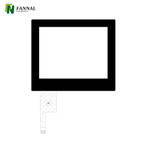  Panel táctil capacitivo personalizado de 3,5 pulgadas con cubierta de vidrio personalizada, sensor de vidrio y controlador táctil